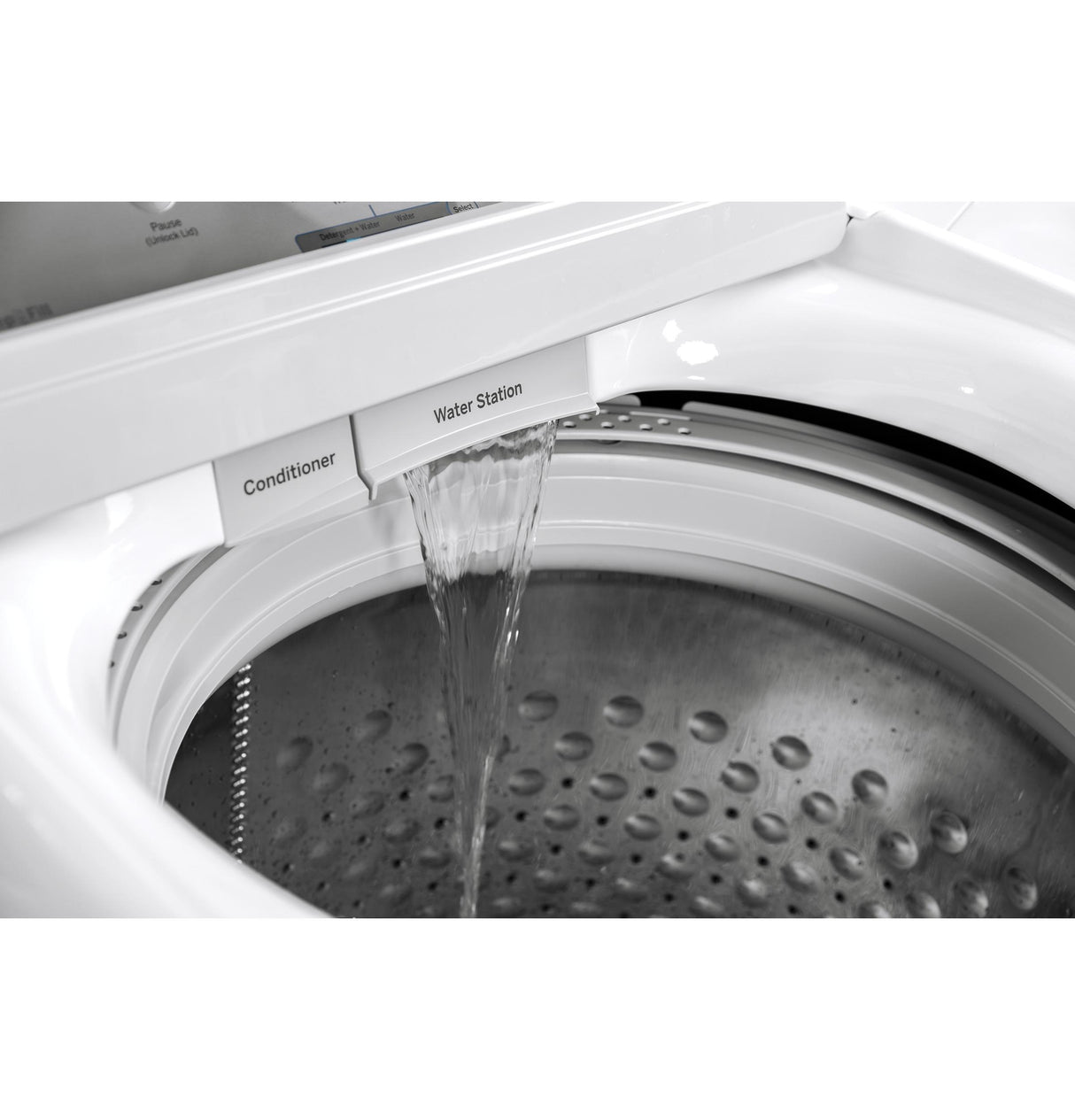 GE® 5.0 cu. ft. Capacity Smart Washer with Stainless Steel Basket