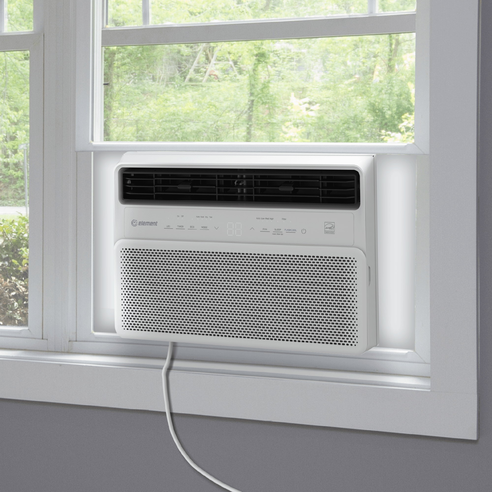Element 10,000 BTU, 115V Inverter Window Air Conditioner - White (EHWR10BE)