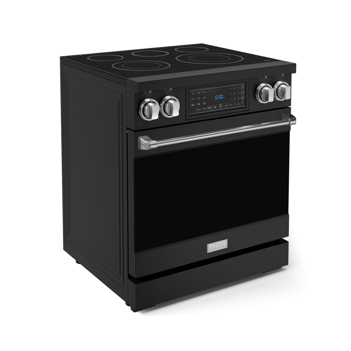 30 Inch Professional Electric Range With Tilt Panel Touch Control In Black/stainless Steel Gordon Ramsay Series
