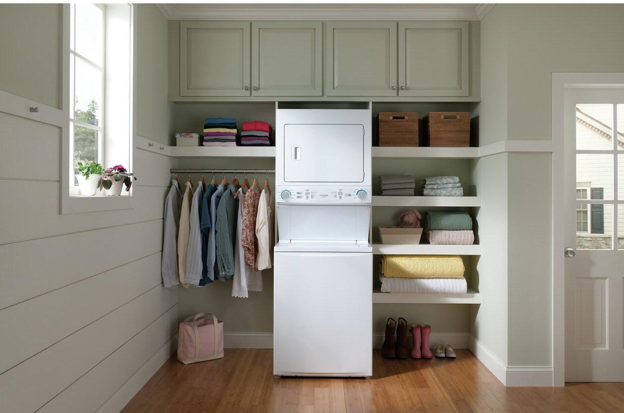 Electric Washer/Dryer Laundry Center - 3.9 Cu. Ft Washer and 5.5 Cu. Ft. Dryer