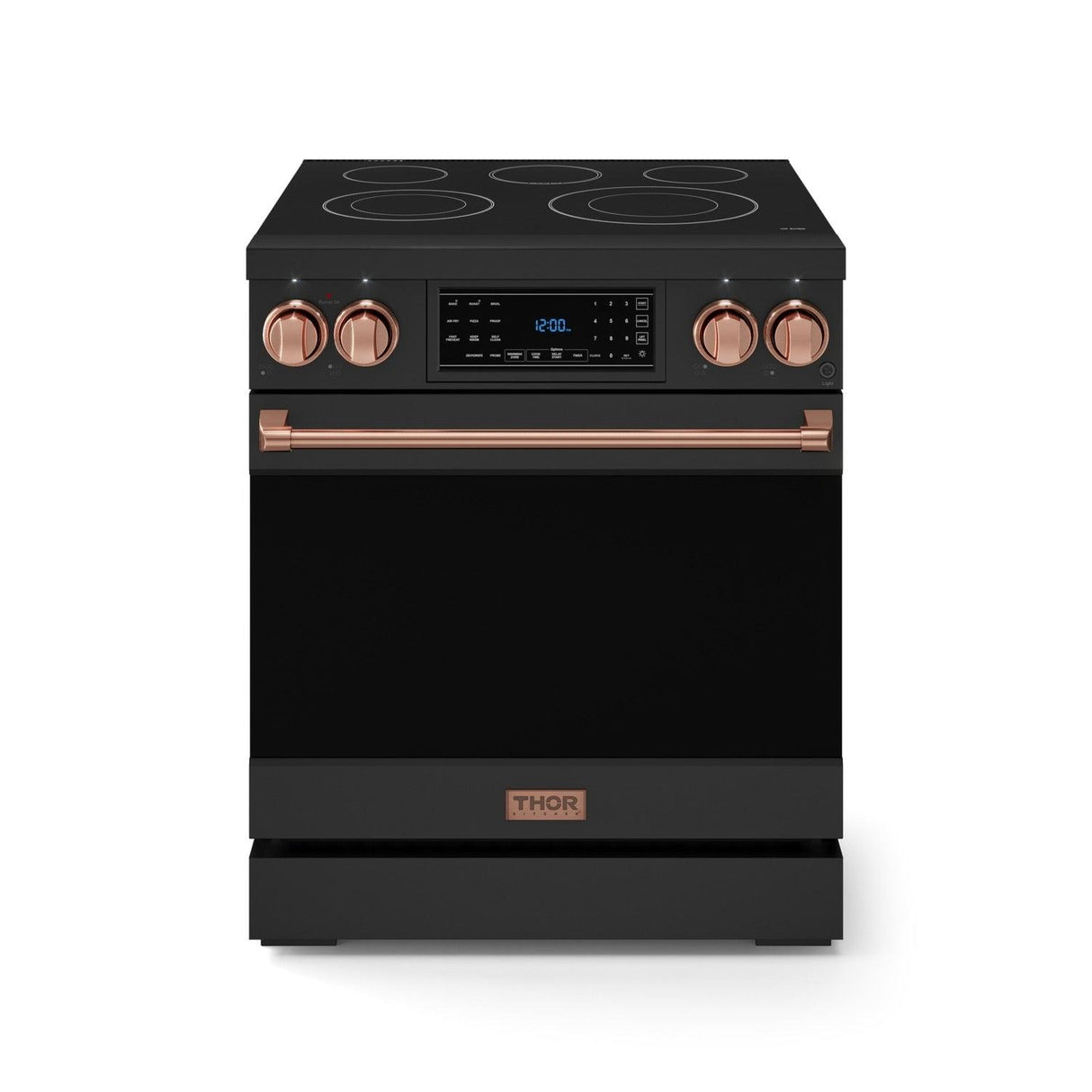30 Inch Professional Electric Range With Tilt Panel Touch Control In Black/rose Gold Gordon Ramsay Series