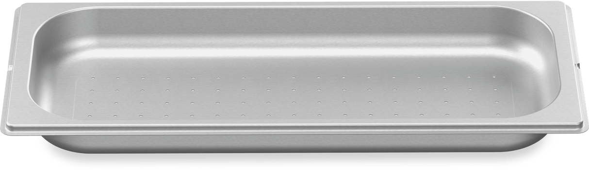 Perforated steam oven pan - For blanching or cooking vegetables, fish, meat and potatoes and much more