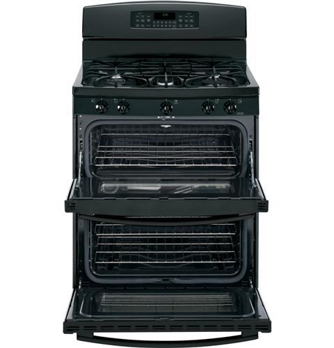 GE® 30" Free-Standing Gas Double Oven Range