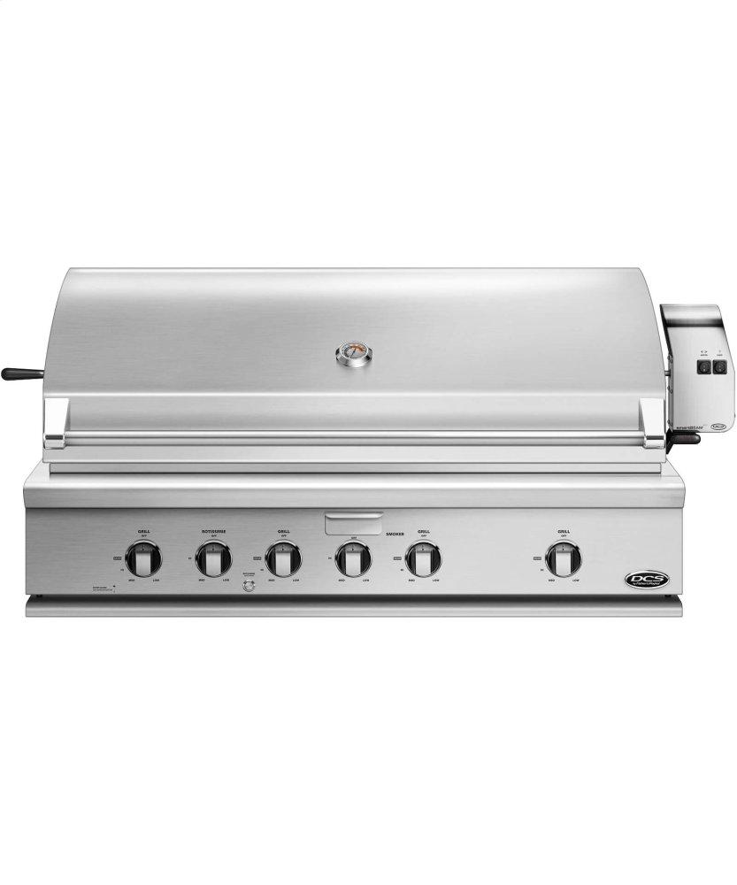 48" Traditional Grill With Rotisserie, Griddle and Hybrid Ir Burner
