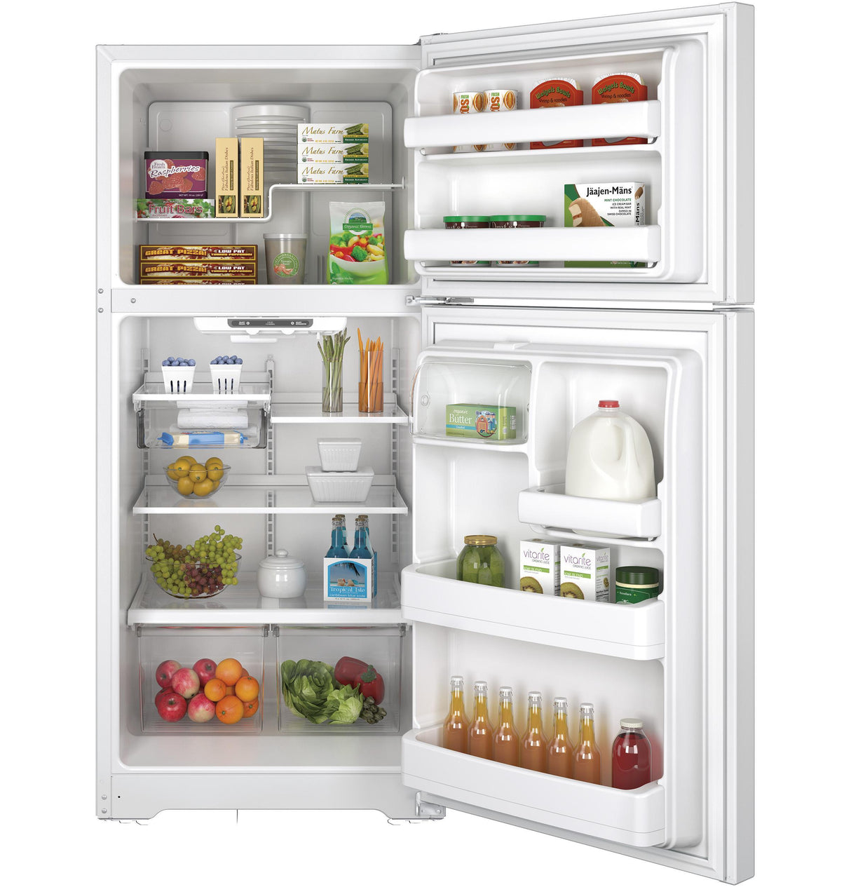 GE® ENERGY STAR® 18.2 Cu. Ft. Top-Freezer Refrigerator