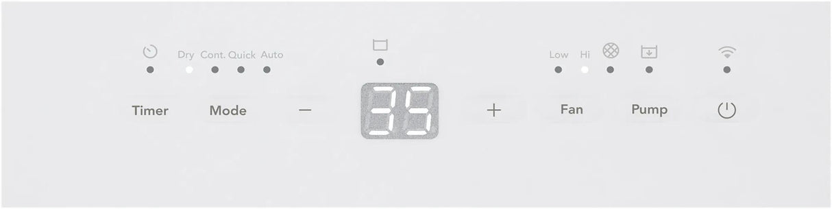 50 Pint Built-In Pump Dehumidifier with Wi-Fi