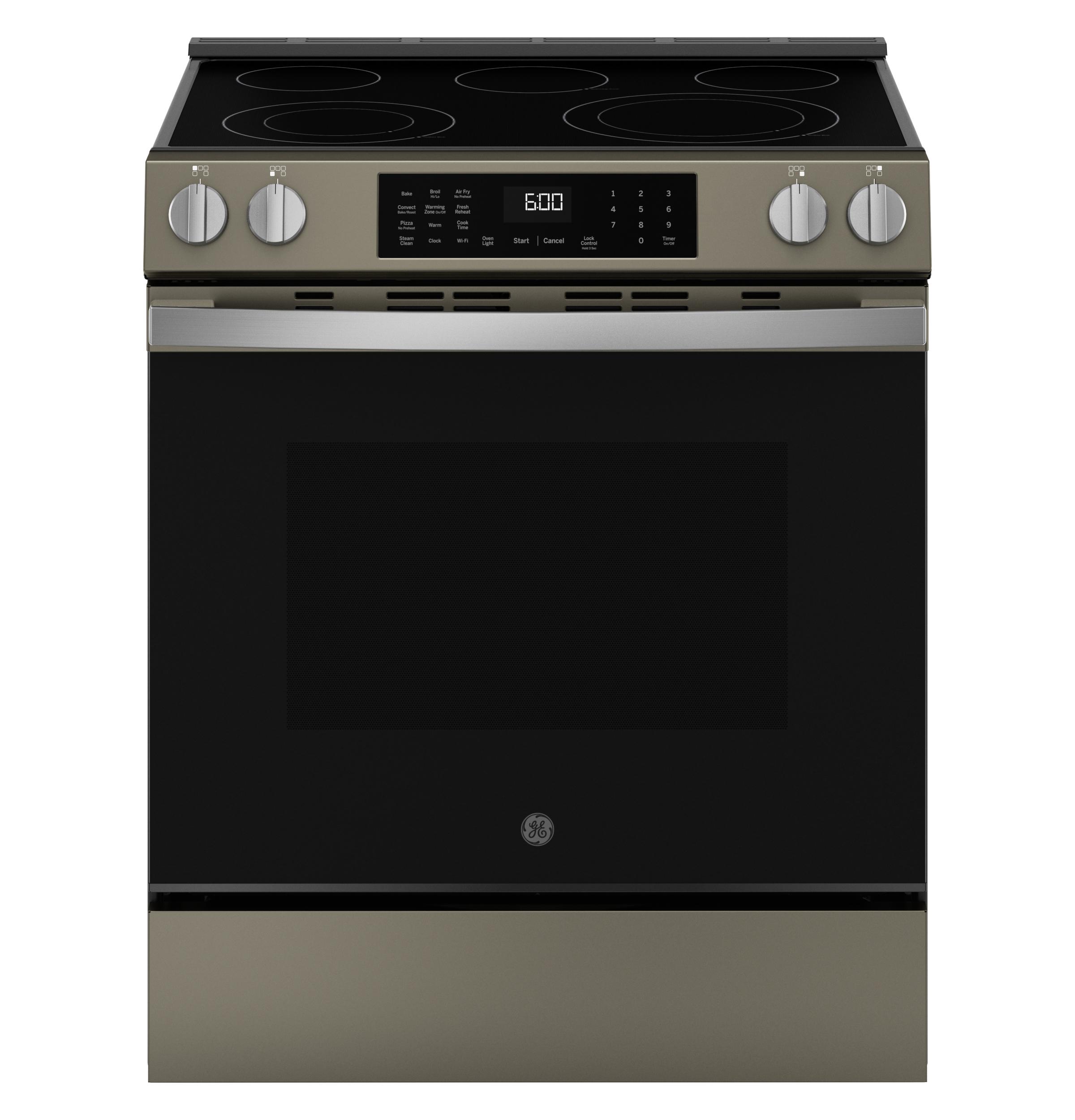 GE® ENERGY STAR® 30" Slide-In Electric Convection Range with No Preheat Air Fry and EasyWash™ Oven Tray