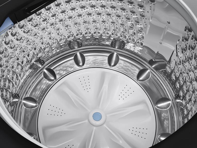 5.5 cu. ft. Extra-Large Capacity Smart Top Load Washer with Super Speed Wash in Brushed Black