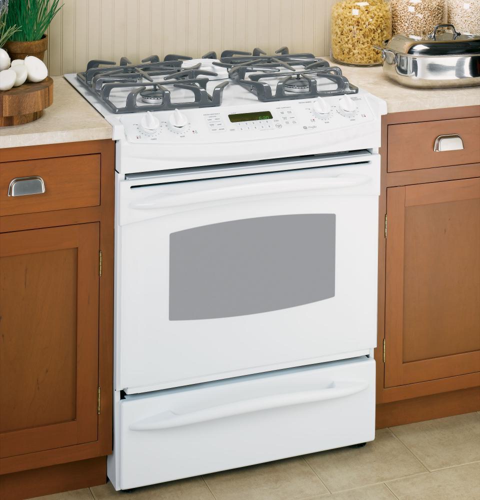 GE Profile 30" Slide-In Gas Range