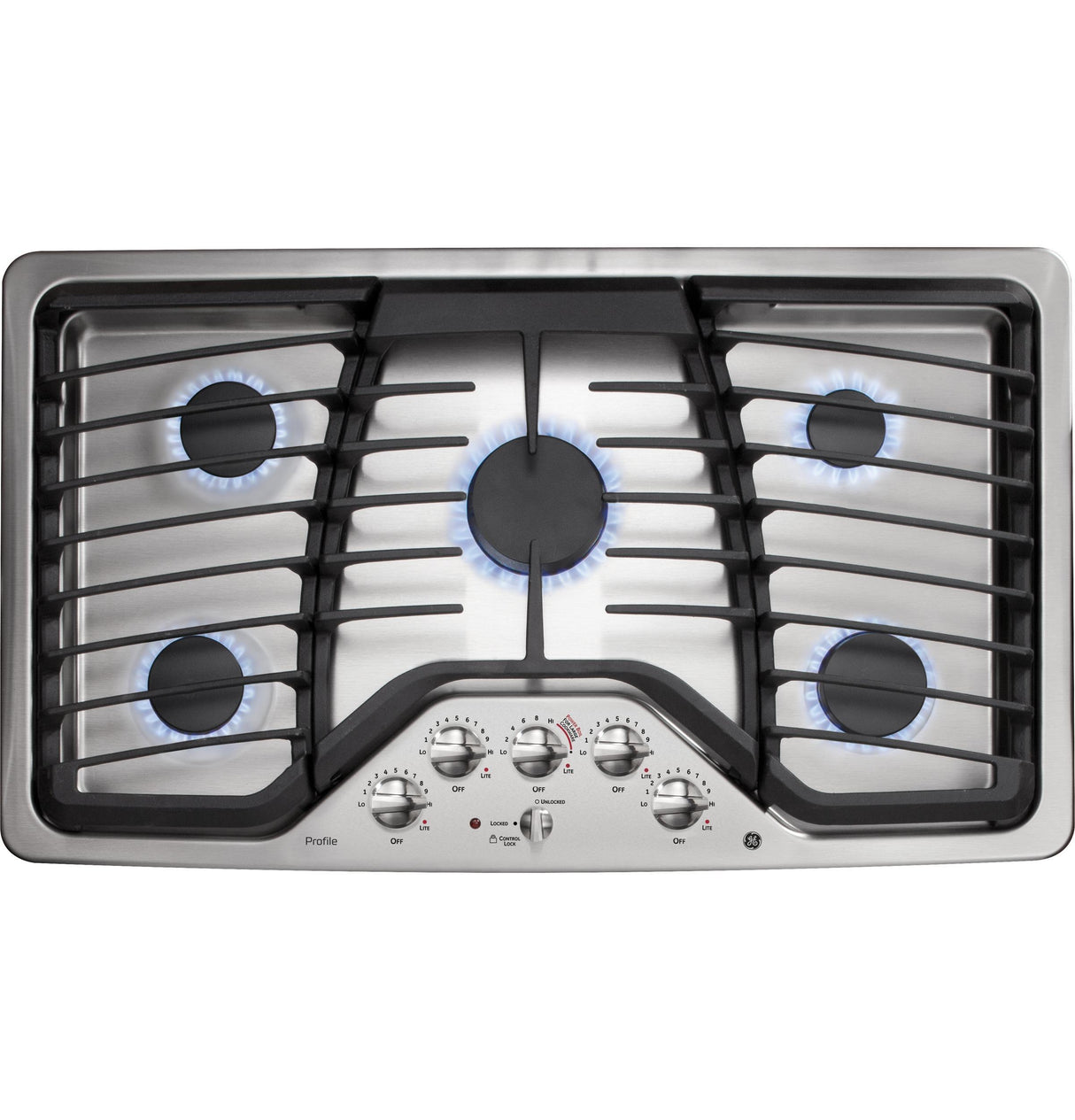 GE Profile™ Series 36" Built-In Gas Cooktop