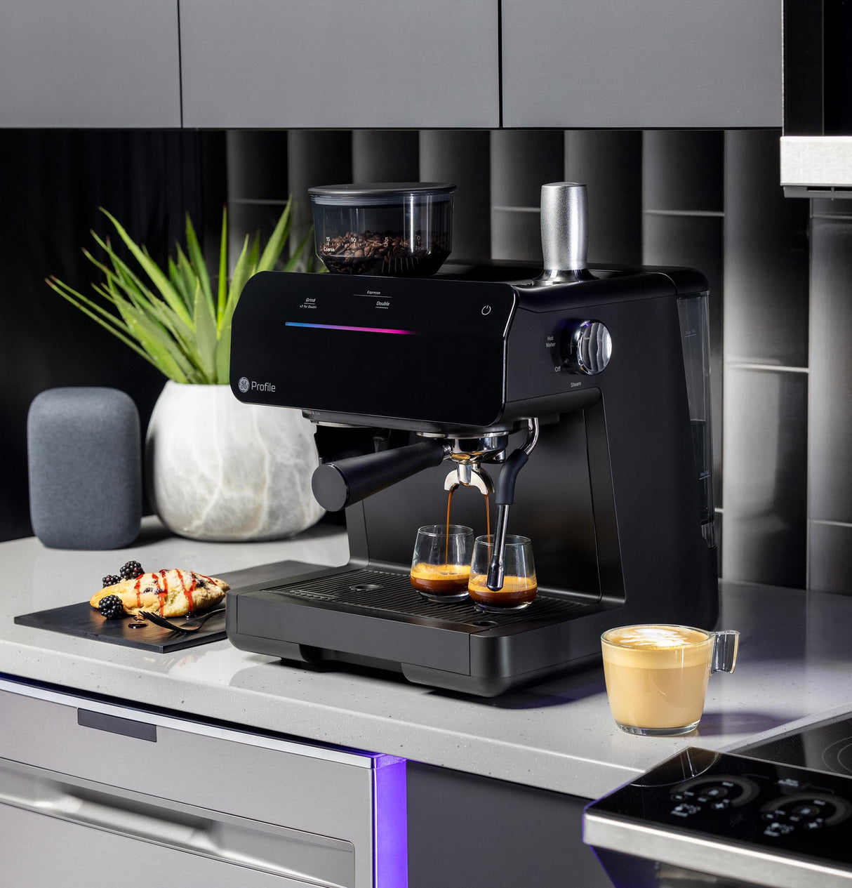 GE Profile™ Semi Automatic Espresso Machine + Frother