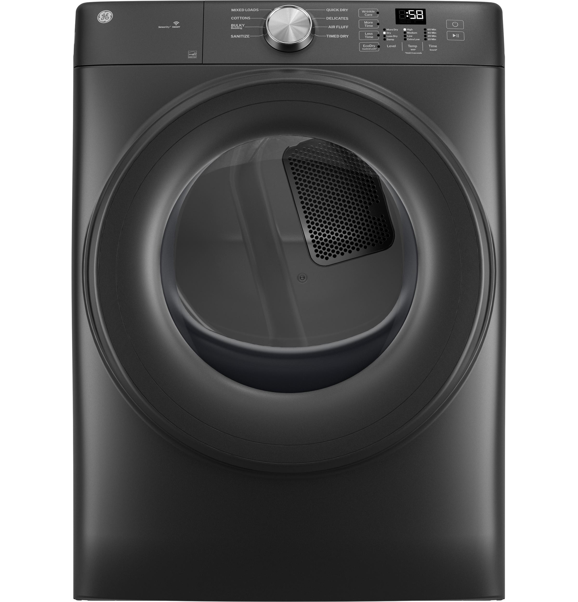 GE® ENERGY STAR® 7.8 cu. ft. Capacity Smart Front Load Gas Dryer