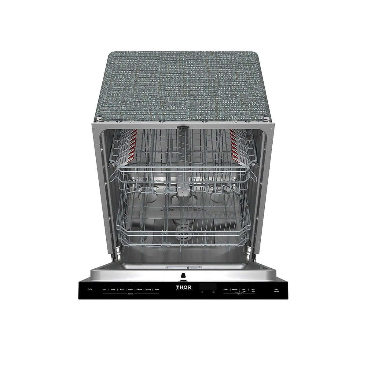 24 Inch Built-in Top Control Dishwasher With Pocket Handle - Black