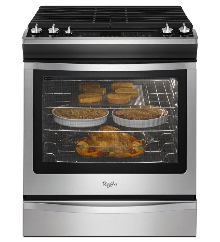 5.8 cu. ft. Front-Control Gas Range Plus True Convection