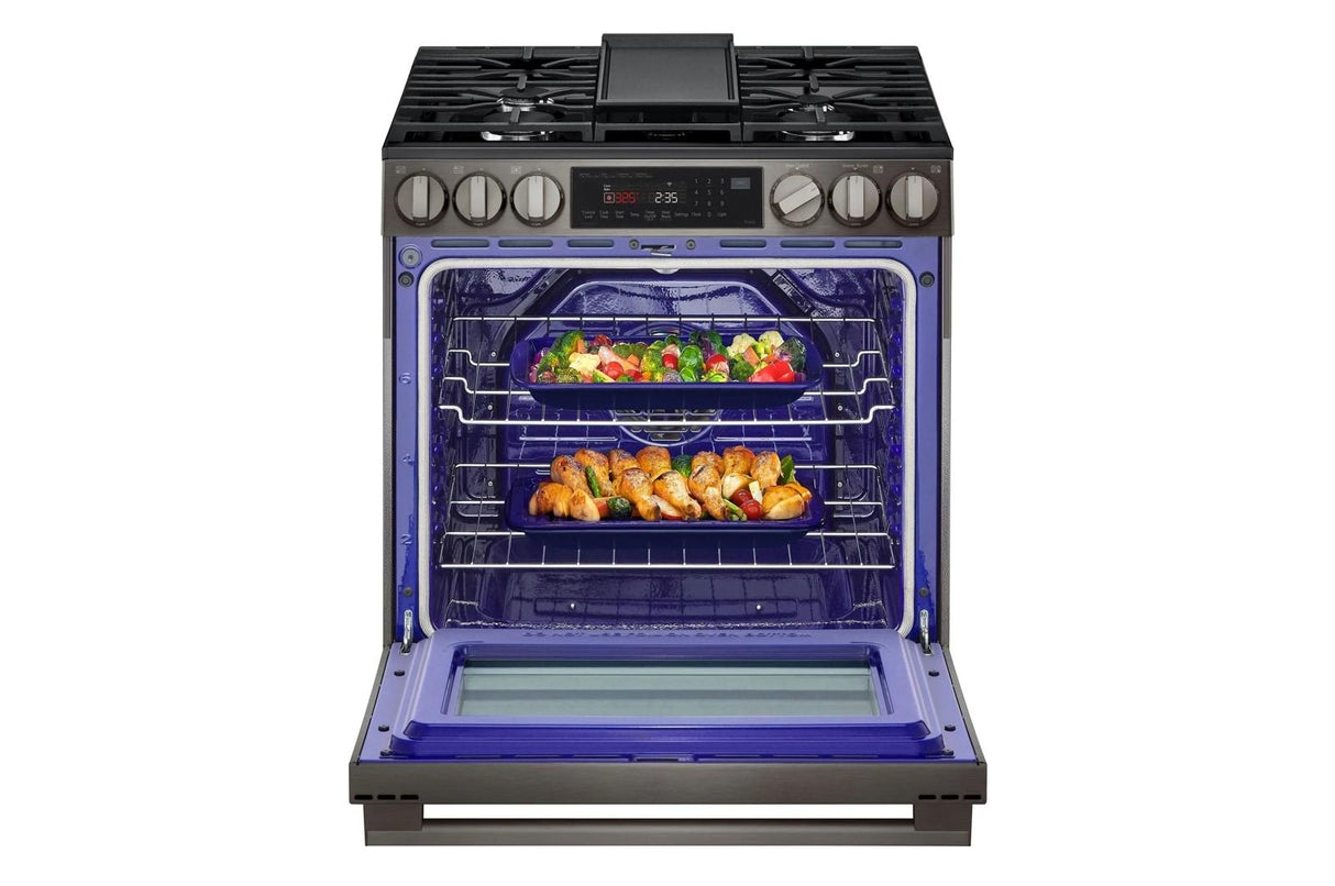 6.3 cu ft. Smart Gas Slide-In Range with ProBake Convection® InstaView®, and Air Fry