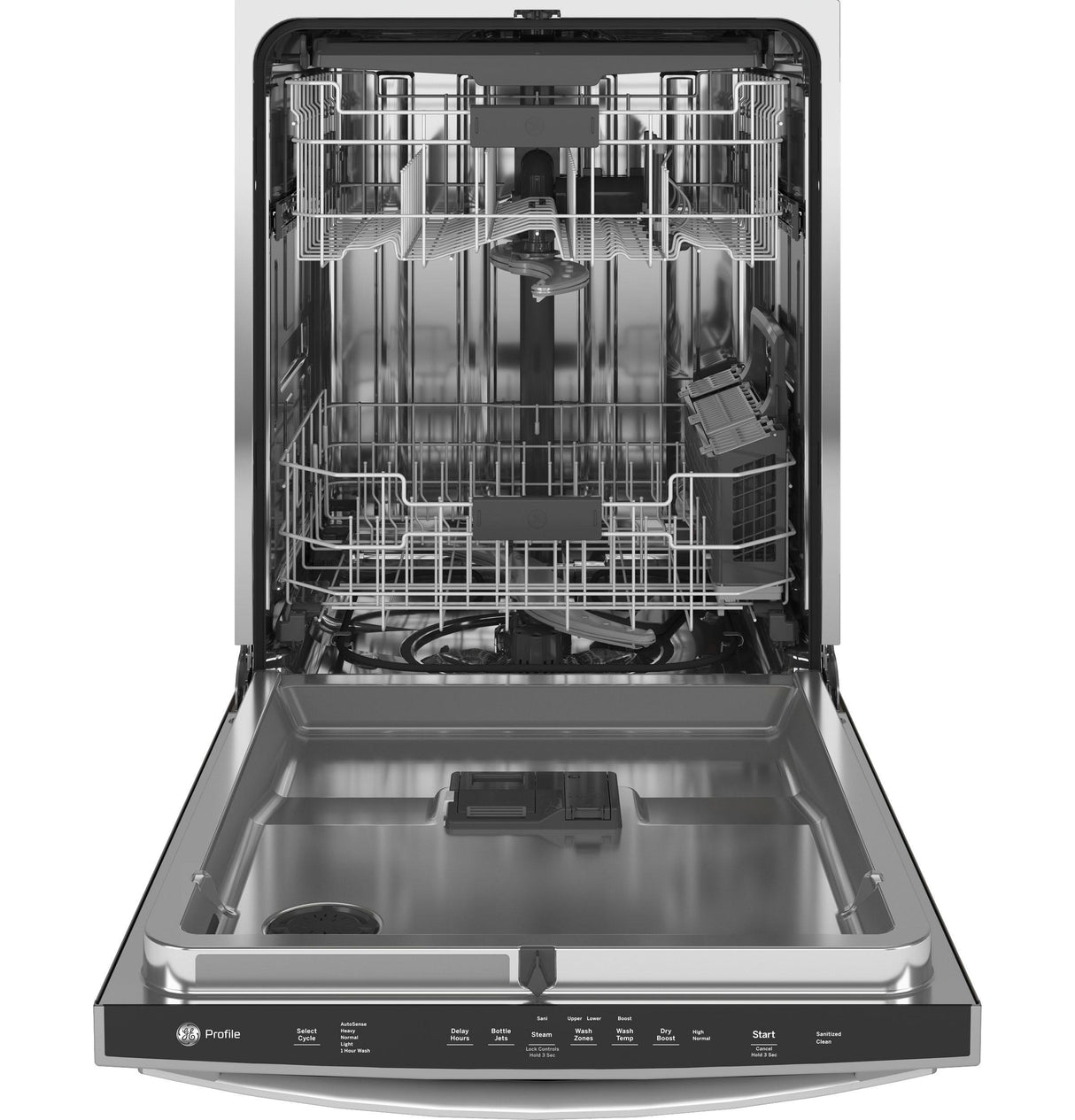 GE Profile™ ENERGY STAR® Fingerprint Resistant Top Control Stainless Steel Interior Dishwasher with Sanitize Cycle & Dry Boost