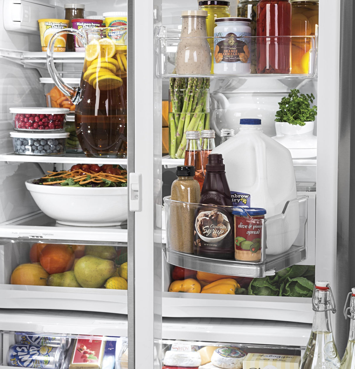 GE Profile™ Series 22.1 Cu. Ft. Counter-Depth French-Door Refrigerator with Door In Door and Hands-Free AutoFill