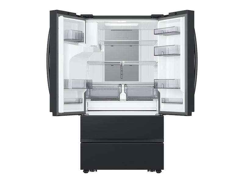 30 cu. ft. Mega Capacity 4-Door French Door Refrigerator with Four Types of Ice in Matte Black Steel