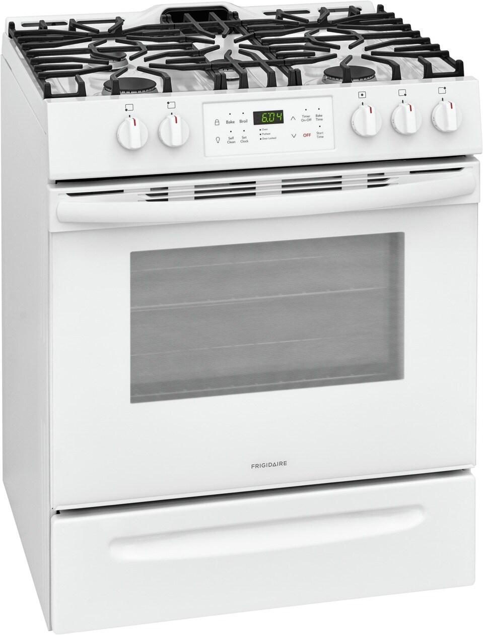 Frigidaire 30" Front Control Freestanding Gas Range