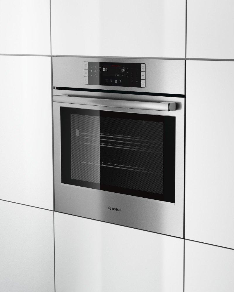 800 Series, 30", Single Wall Oven, SS, EU Convection, Touch Control