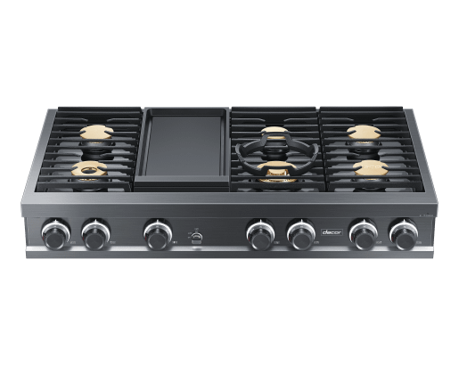 48" Rangetop, Graphite, Liquid Propane