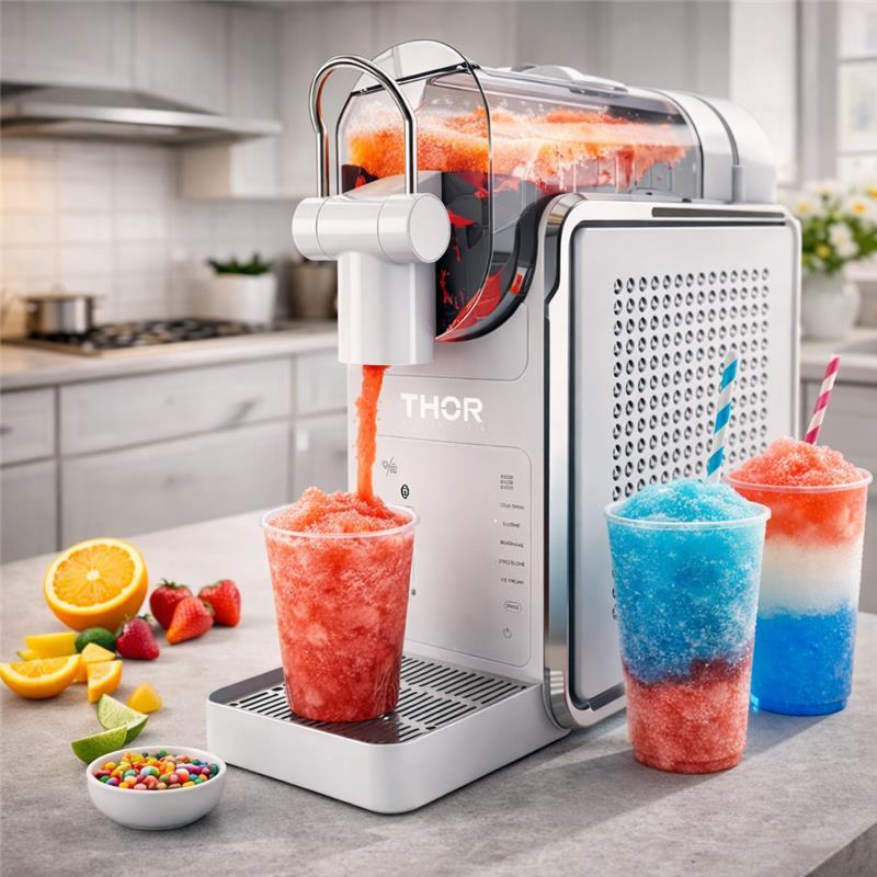 68oz 6-in-1 Slushie Machine Frozen Drink & Smoothie Maker In White