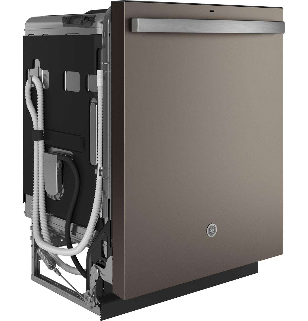 GE® ENERGY STAR® Fingerprint Resistant Top Control with Stainless Steel Interior Dishwasher with Sanitize Cycle