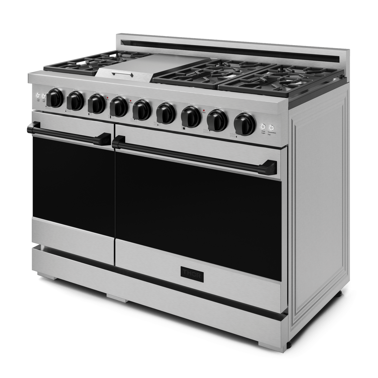 48 Inch Professional Lp Range With Pro-style Knobs In Stainless Steel/black Gordon Ramsay Series