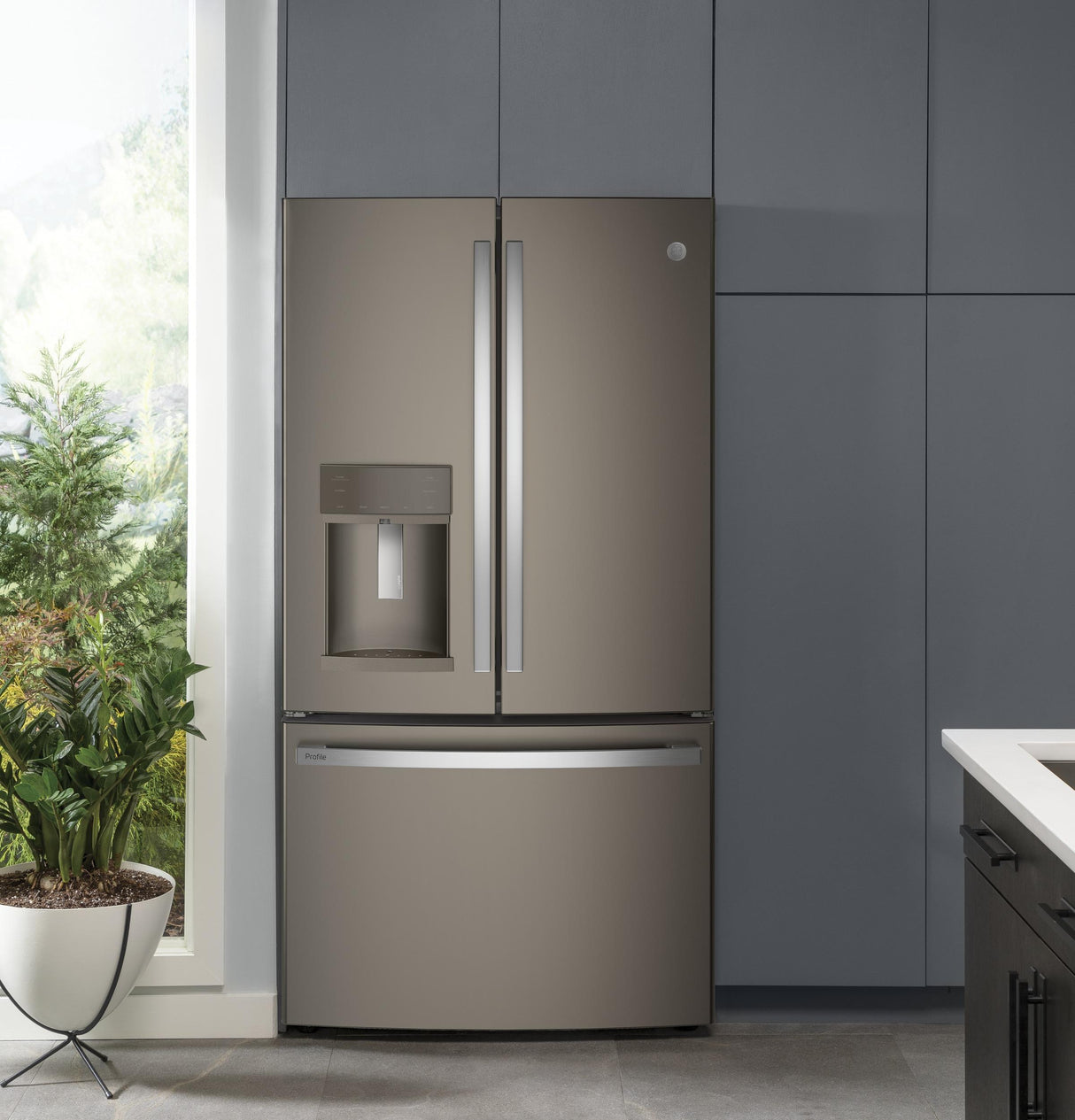 GE Profile™ Series ENERGY STAR® 27.7 Cu. Ft. French-Door Refrigerator with Hands-Free AutoFill