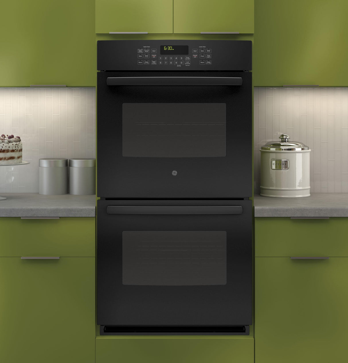 GE® 27" Built-In Double Convection Wall Oven