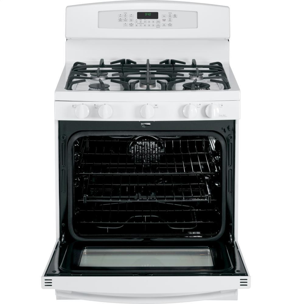 GE Profile Series 30" Dual-Fuel Free-Standing Range with Warming Drawer