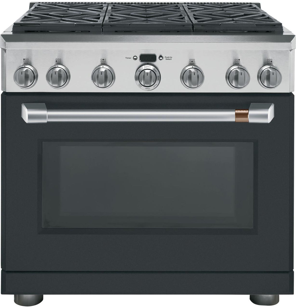 Café™ 36" Dual-Fuel Professional Range with 6 Burners (Natural Gas)