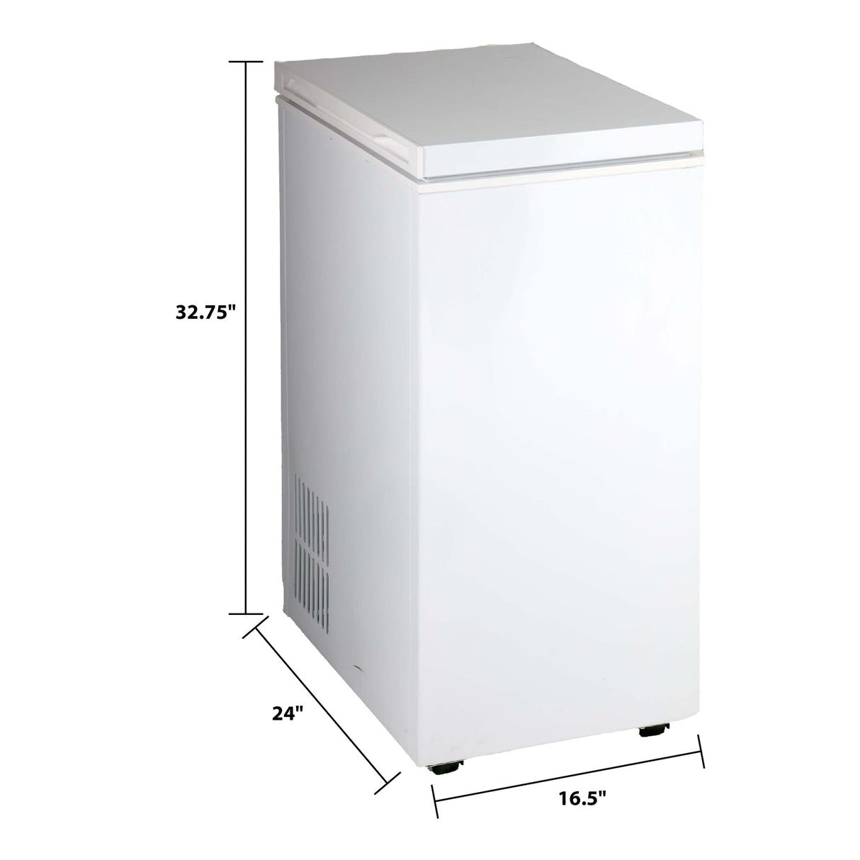 2.5 cu. ft. Chest Freezer - White / 2.5 cu. ft.