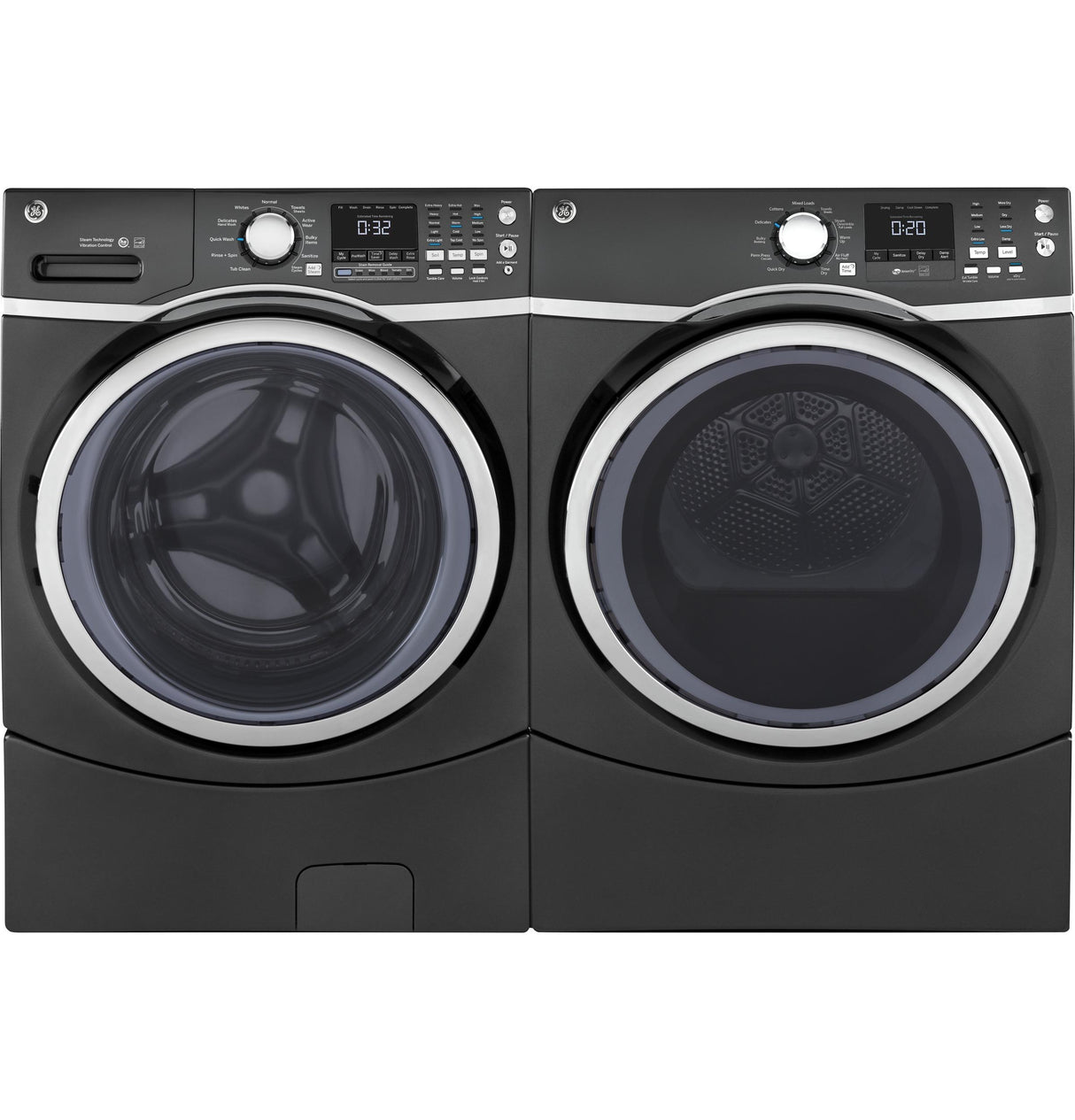 GE® ENERGY STAR® 7.5 cu. ft. Capacity Front Load Electric Dryer with Steam