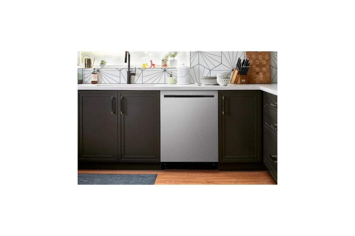 24 Inch 44dBA Smart FlushFit™ Top Control Dishwasher with 1-Hour Wash & Dry, QuadWash® Pro, and Dynamic Heat Dry™ w/AutoVent Dry™