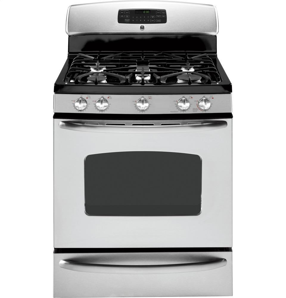 GE® 30" Free-Standing Gas Range with Warming Drawer