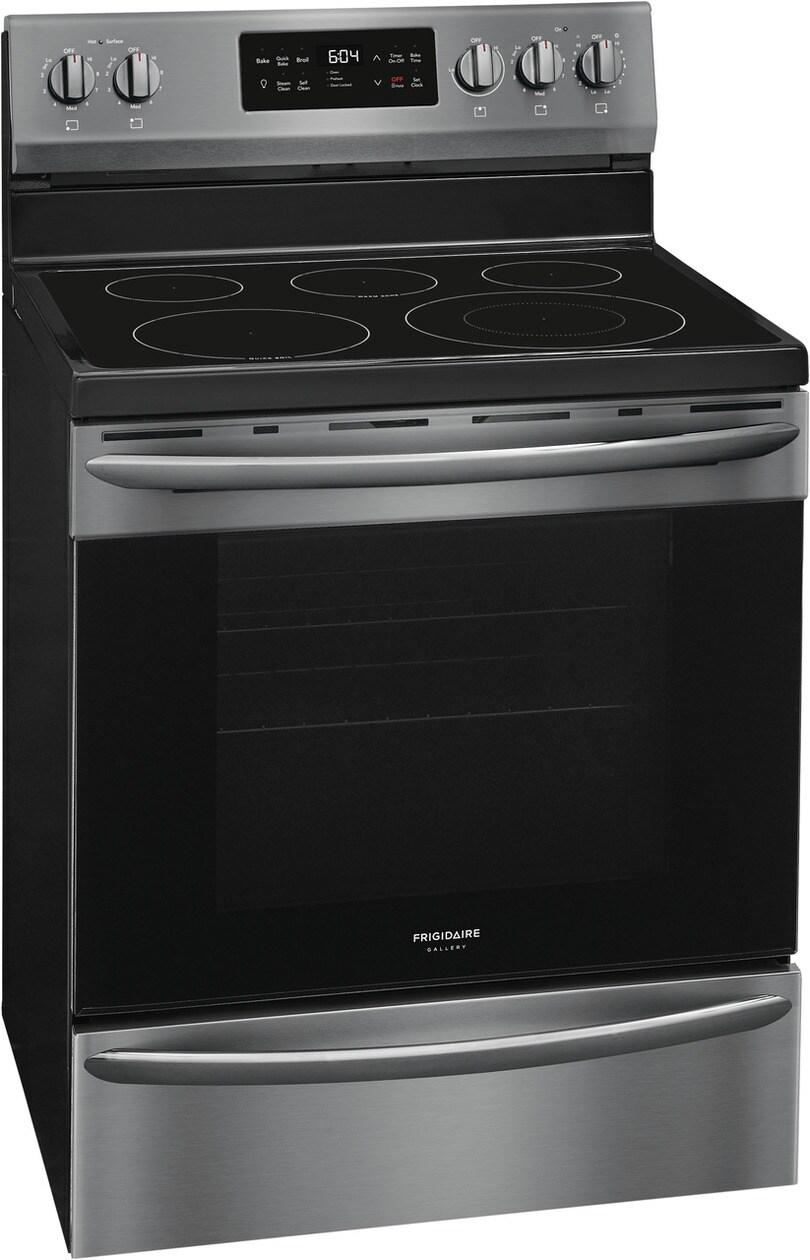 Frigidaire Gallery 30" Freestanding Electric Range with Steam Clean