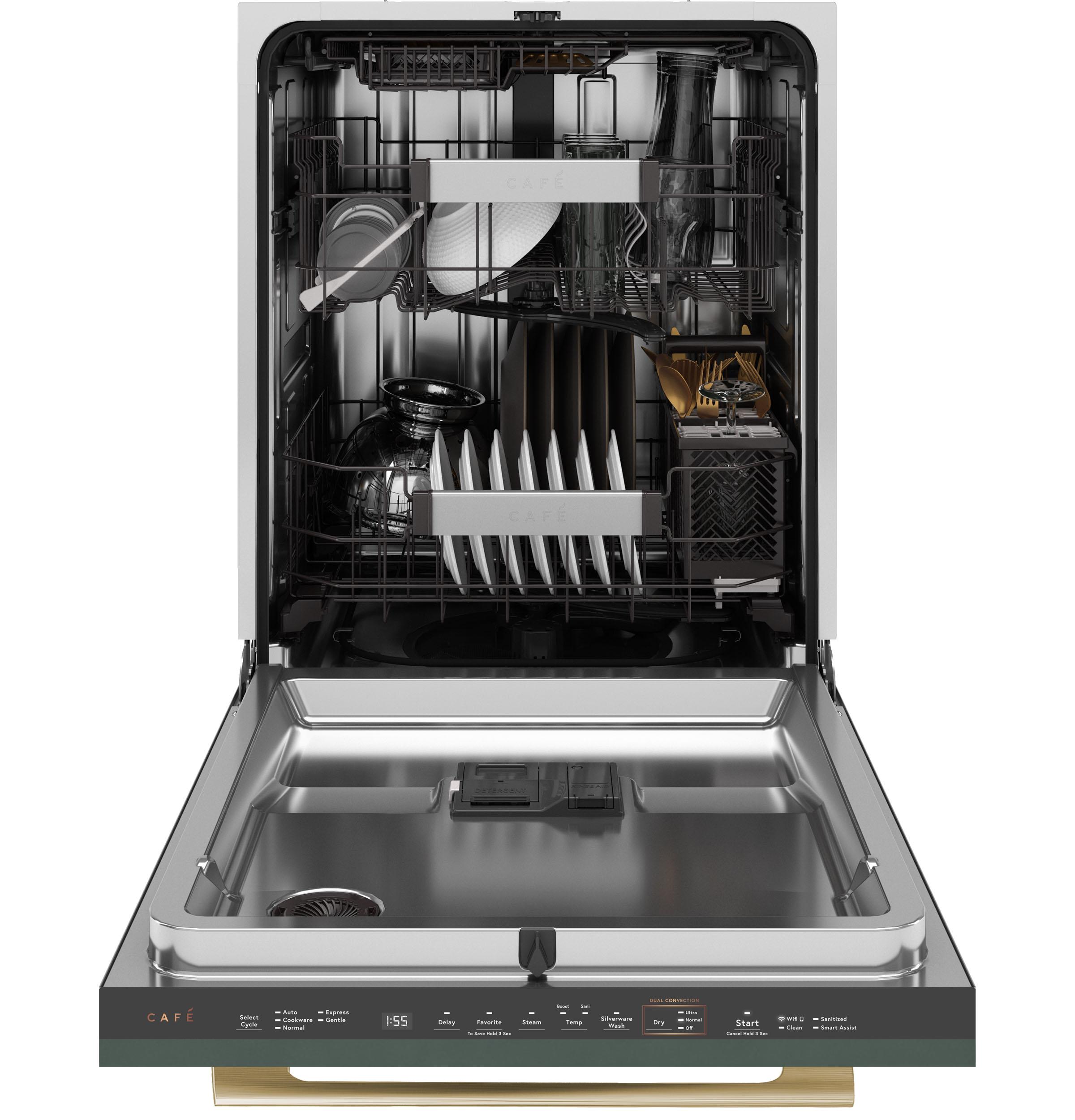 CAF(EBACK)™ CustomFit ENERGY STAR® Panel-Ready Stainless Interior Smart Dishwasher with Ultra Wash Top Rack and Dual Convection Ultra Dry™