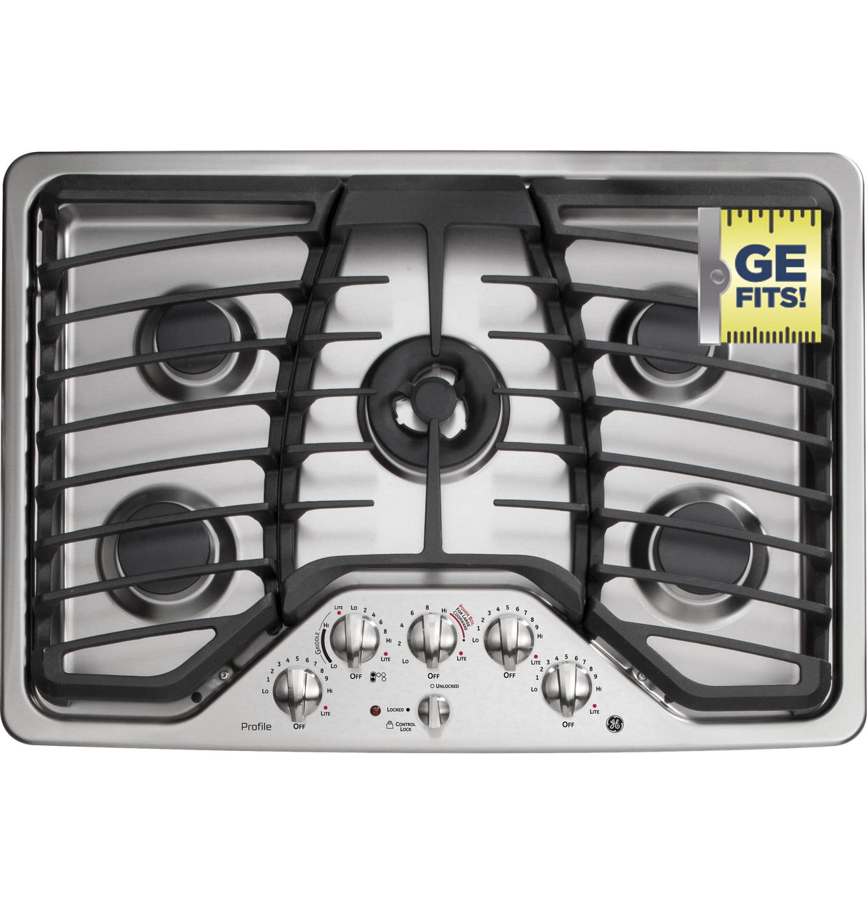 GE Profile™ Series 30" Built-In Gas Cooktop