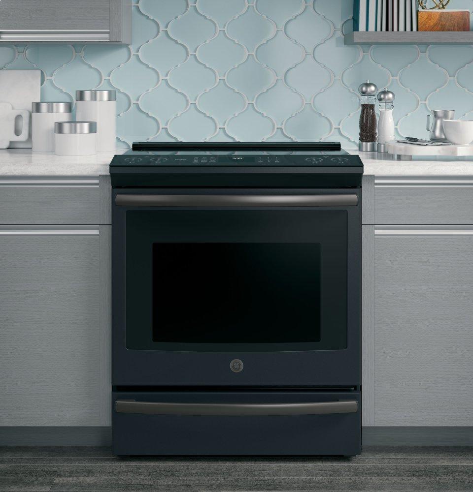 GE Profile™ 30" Smart Slide-In Front-Control Induction and Convection Range