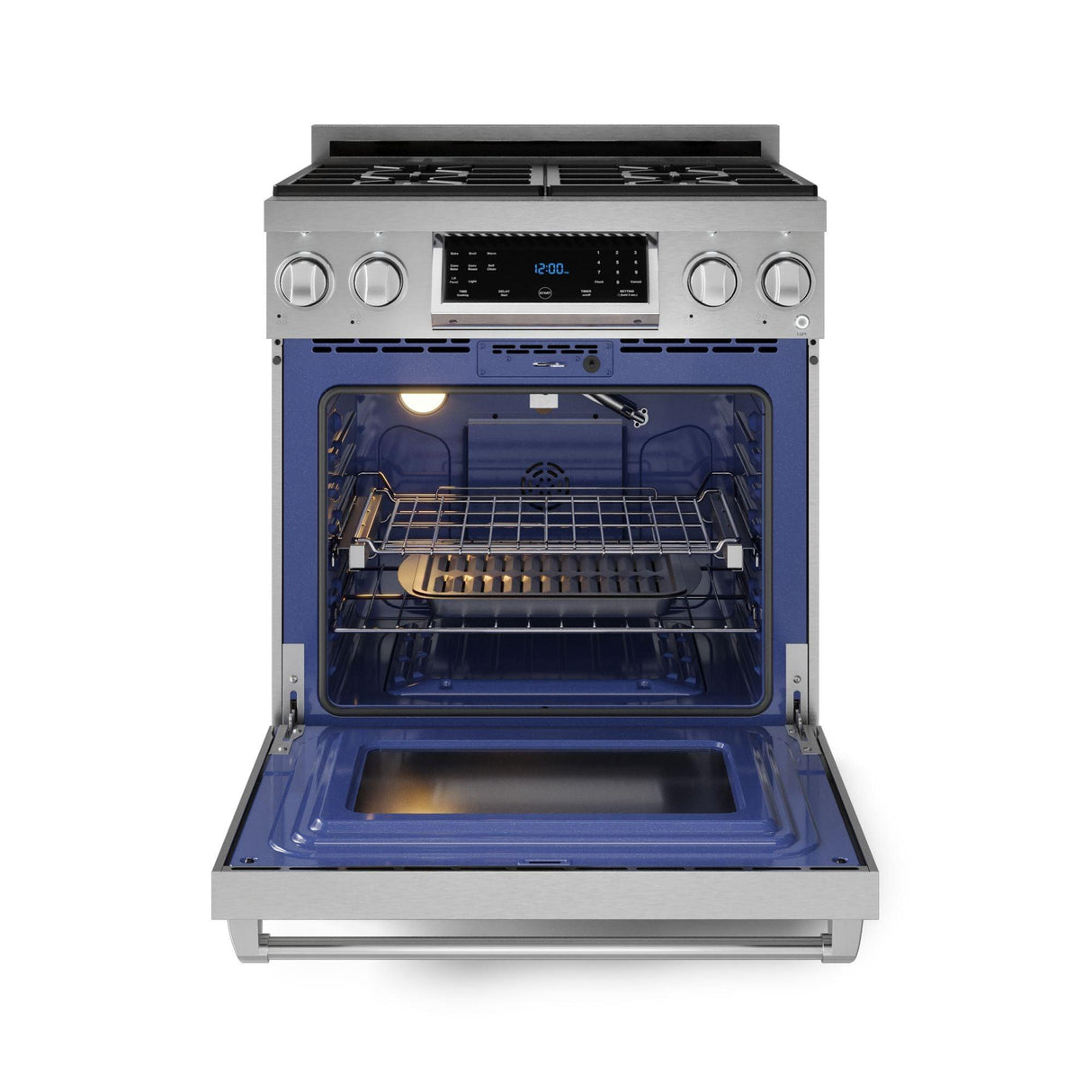 30 Inch Professional Gas Range With Tilt Panel Touch Control In Stainless Steel Gordon Ramsay Series