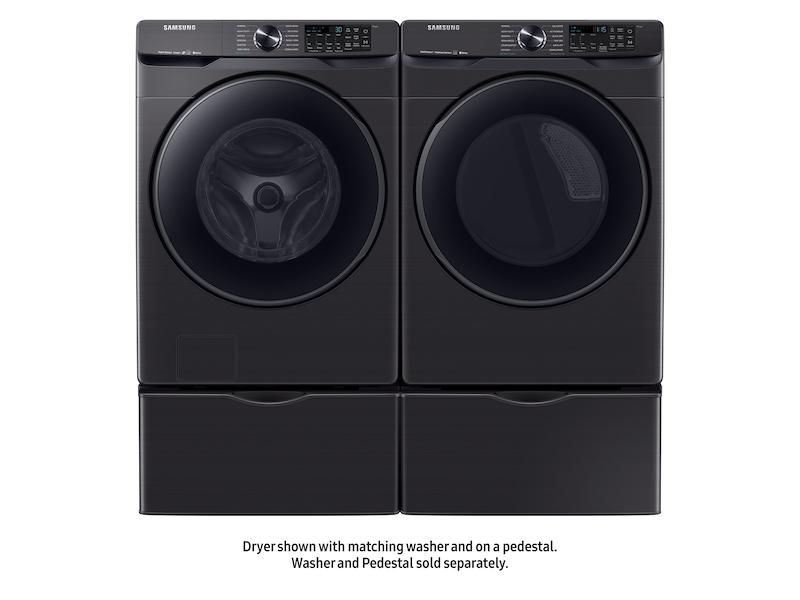 7.5 cu. ft. Smart Gas Dryer with Steam Sanitize+ in Black Stainless Steel