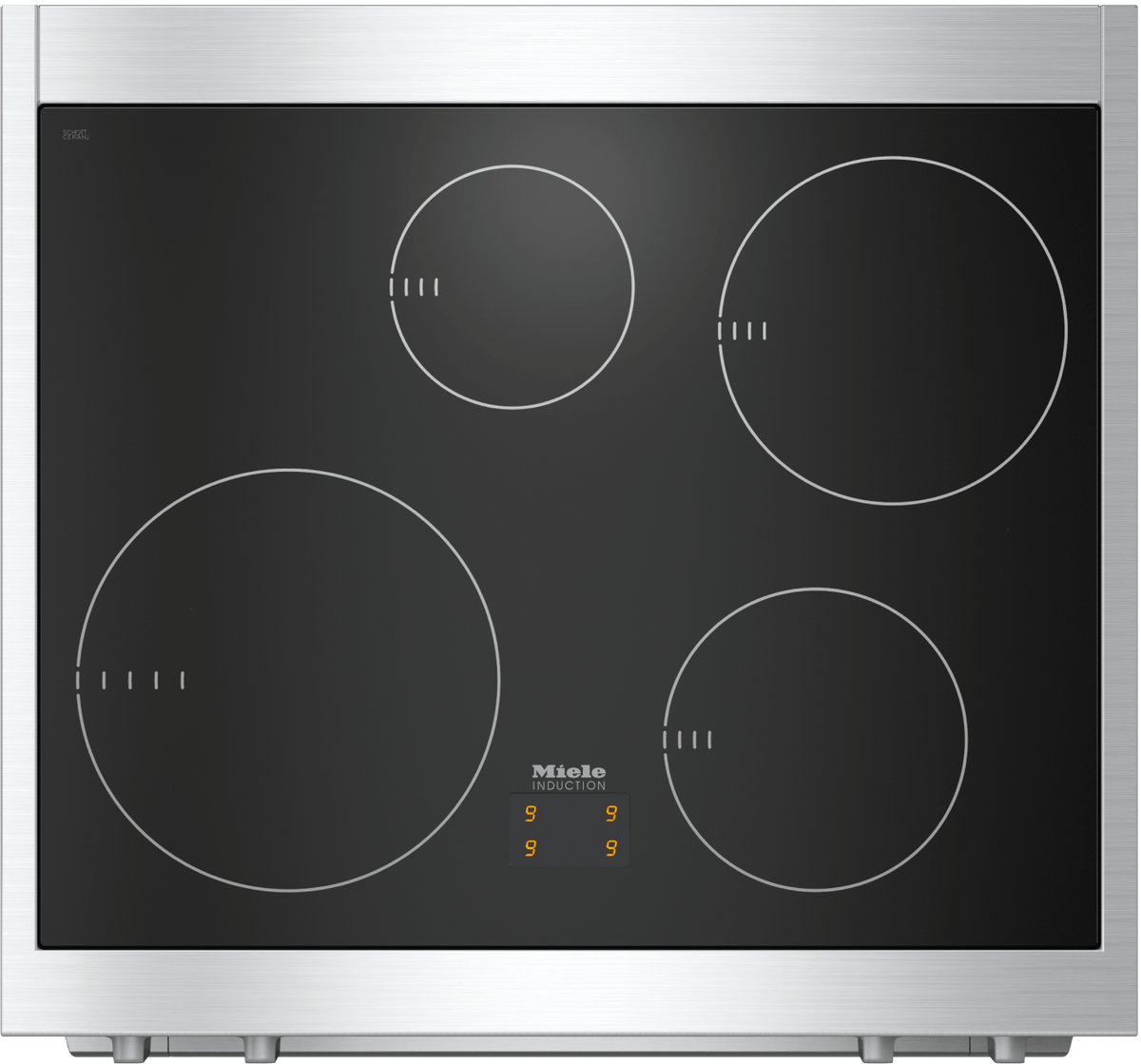 HR 1622-3 I Clean Touch Steel - 30" Range Fully electric model with induction cooktop and M Touch controls