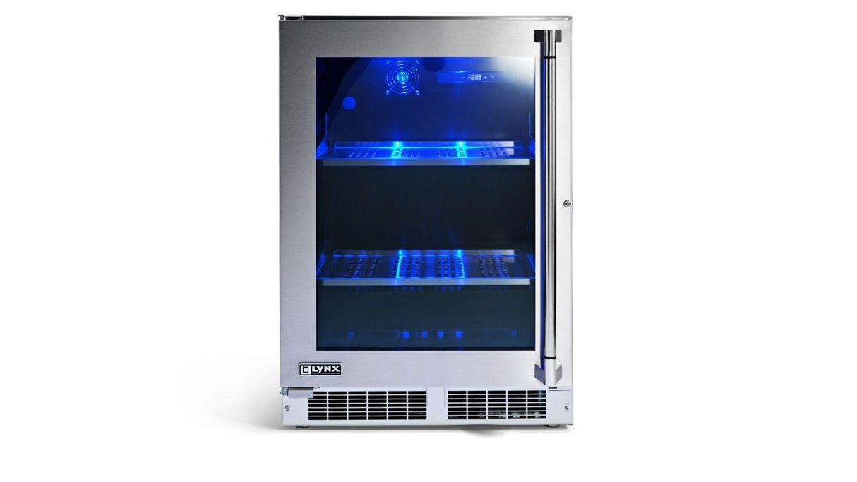 24" Outdoor Refrigerator with Glass Door (LN24REFG)
