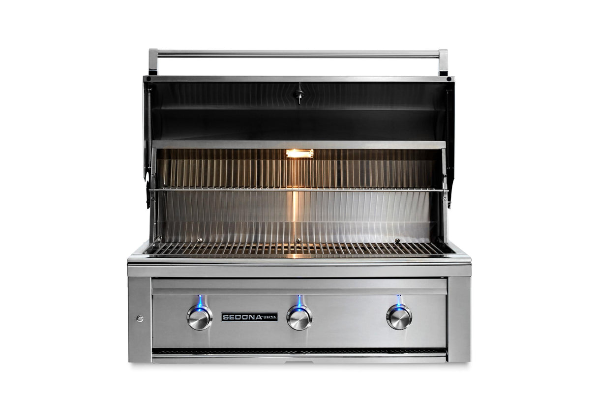 36" Sedona by Lynx Built In Grill with 2 Stainless Steel Burners and ProSear Burner, NG