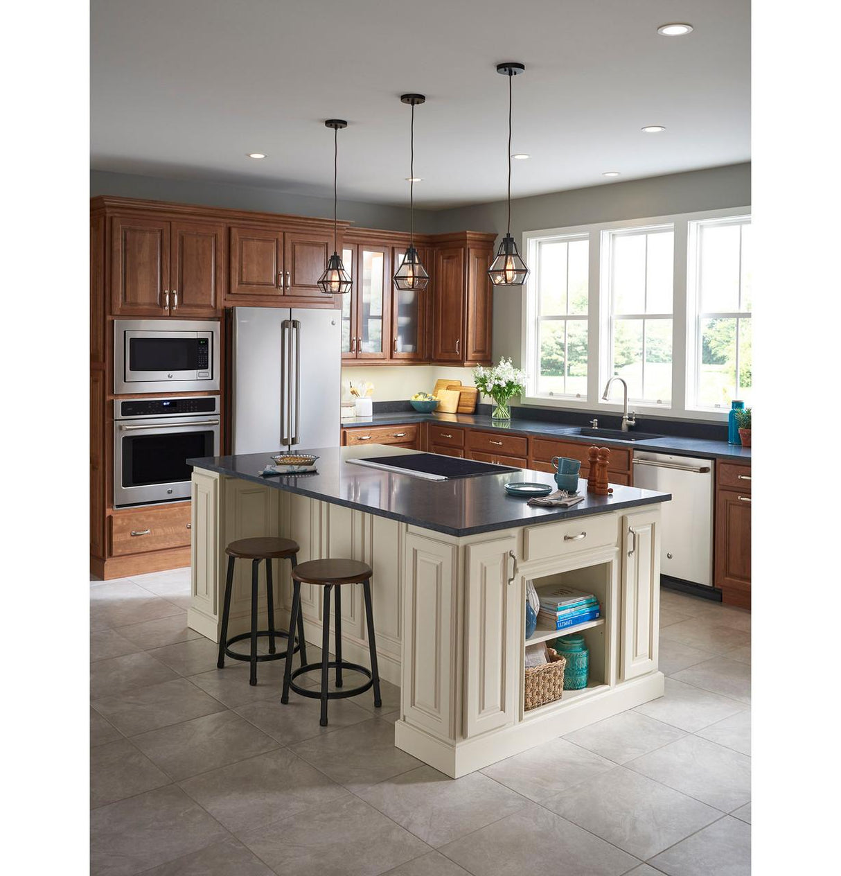 GE Café™ Series Stainless Interior Built-In Dishwasher with Hidden Controls