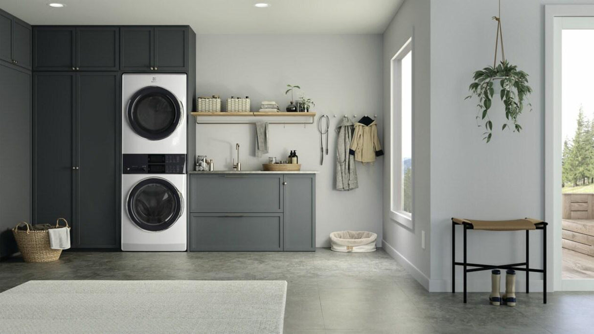 Laundry Tower Single Unit Front Load 4.5 Cu. Ft. Washer & 8 Cu. Ft. Gas Dryer