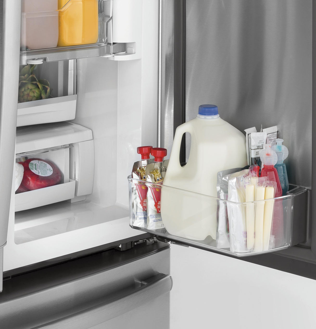 GE Profile™ Series 22.1 Cu. Ft. Counter-Depth French-Door Refrigerator with Door In Door and Hands-Free AutoFill