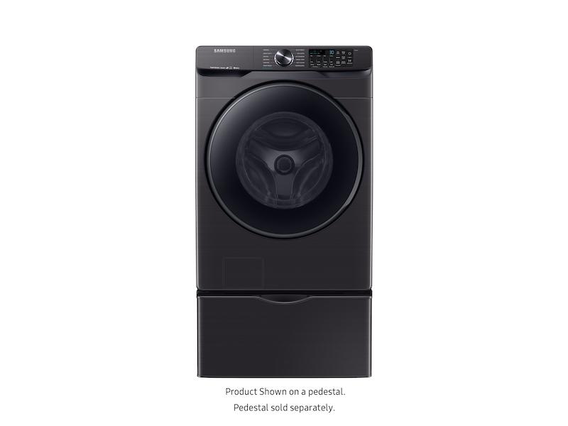5.0 cu. ft. Smart Front Load Washer with Super Speed in Black Stainless Steel