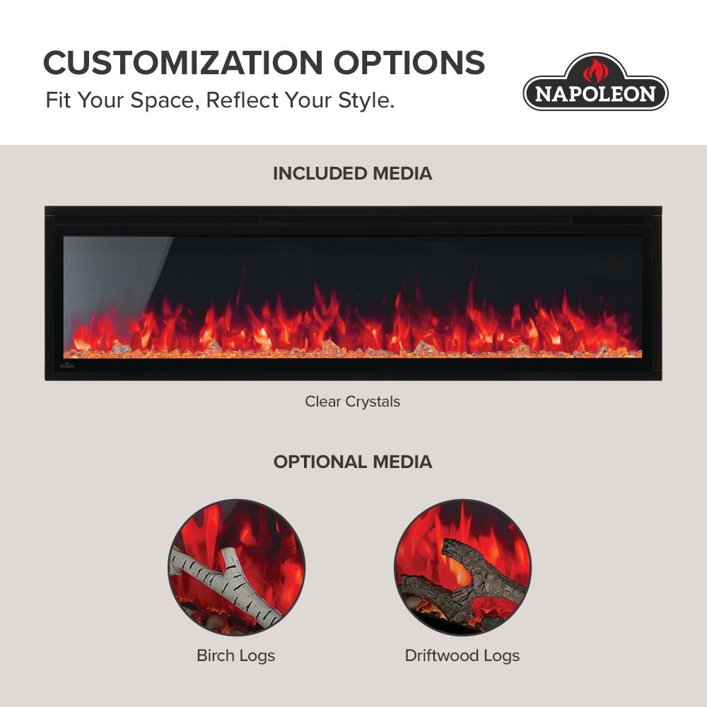 Entice? 42 Wall-Hanging Electric Fireplace